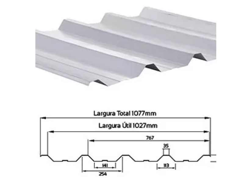 Telha Trapezoidal em Guarulhos/SP - ATP Steel